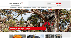 Desktop Screenshot of pfanner-austria.at